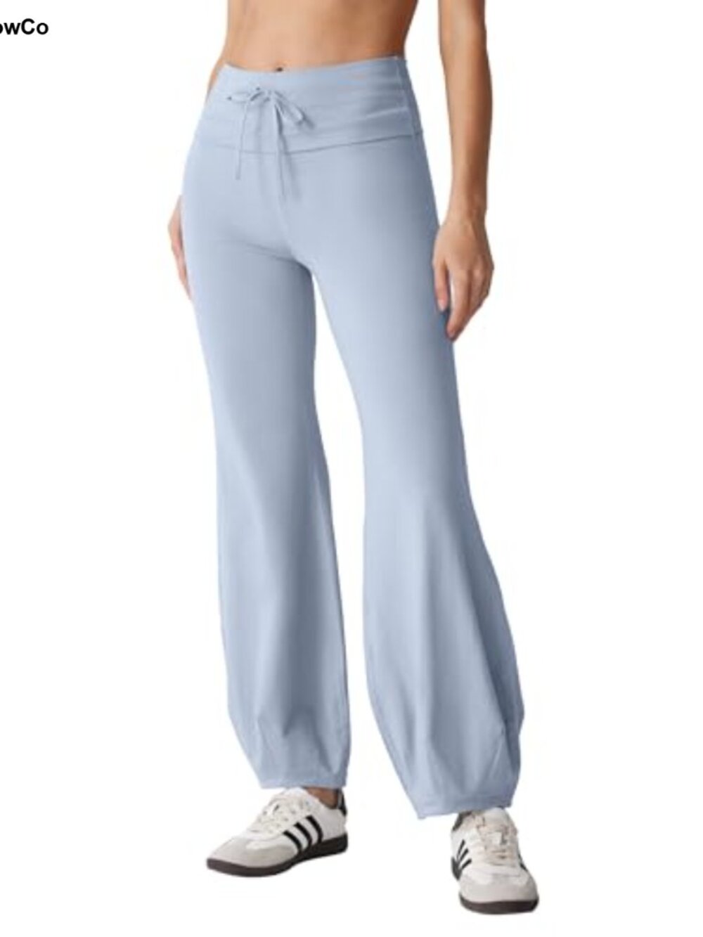 Women's Quick Step Bubble Pants Cotton Yoga Leggings Drawstring